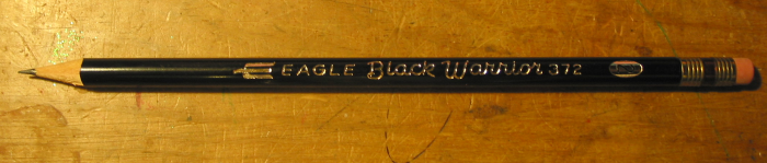 eagle black warrior pencil